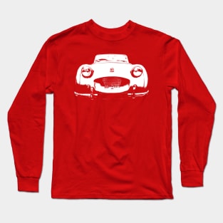 Triumph TR2 1950s British classic car monoblock white Long Sleeve T-Shirt